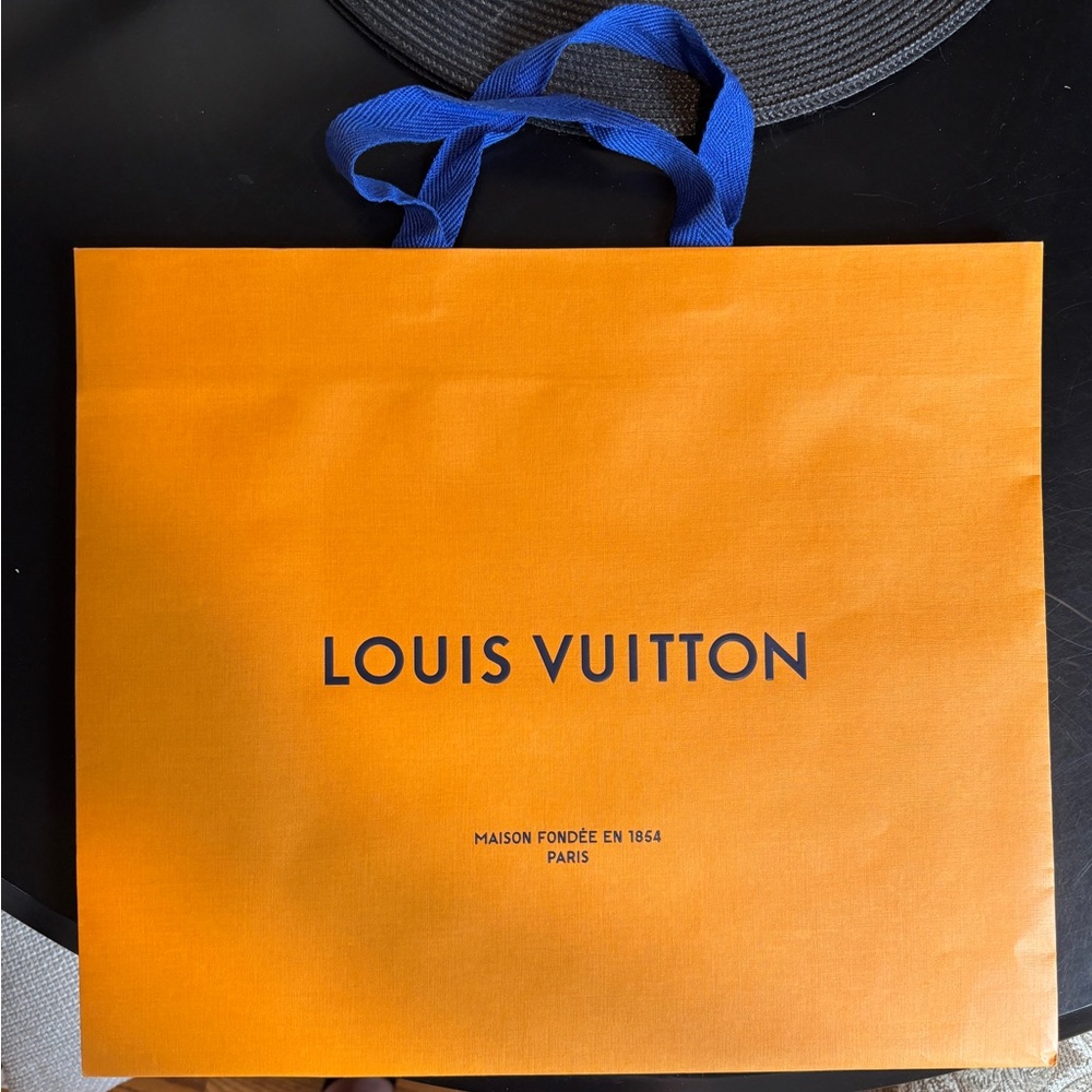 Bundle w/2 Louis Vuitton Bags LG, SM 
+ box 11.5” x 11.5”, cloth bag, Catalog